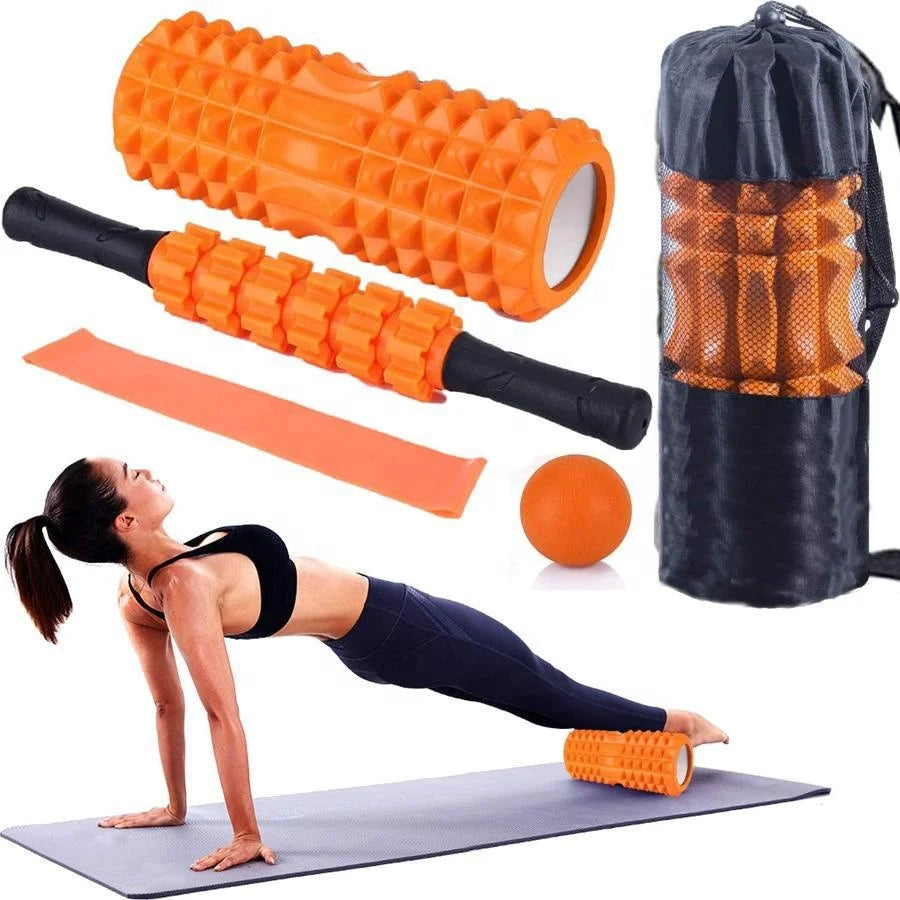 Pilates Foam Roller and Massage Set